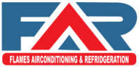 Flames Airconditioning and Refrigeration Logo